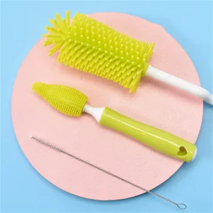 Essential 3-Piece Baby Bottle Brush Set