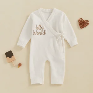 Newborn Winter Cable Knit  with Hooded Design