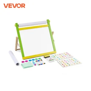 Tabletop Children Magnetic Drawing Board 3-in-1