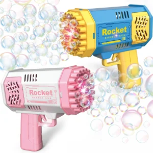 40 Hole Rocket Launcher Handheld Portable Electric Automatic Bubble